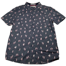 Load image into Gallery viewer, Boys M.ONE.11, lightweight cotton short sleeve shirt, birds, EUC, size 12,  