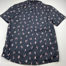 Load image into Gallery viewer, Boys M.ONE.11, lightweight cotton short sleeve shirt, birds, EUC, size 12,  