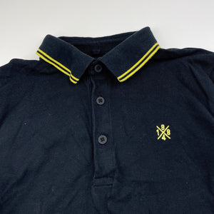 Boys M&S, cotton long sleeve polo shirt top, EUC, size 10-11,  