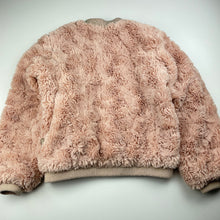 Load image into Gallery viewer, Girls POMP DE LUX, reversible faux fur jacket / coat, L: 44cm, GUC, size 8-9,  