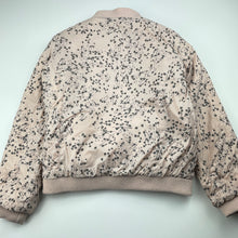 Load image into Gallery viewer, Girls POMP DE LUX, reversible faux fur jacket / coat, L: 44cm, GUC, size 8-9,  
