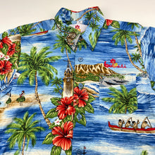 Load image into Gallery viewer, Boys Bula Child, Hawaiian style cotton short sleeve shirt, EUC, size 8,  