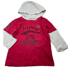 Load image into Gallery viewer, Boys WOOF!, cotton hooded long sleeve t-shirt / top, FUC, size 2,  