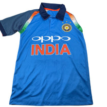Load image into Gallery viewer, Boys ICB, India cricket polo / sports top, Armaan, armpit to armpit: 40.5cm, GUC, size 12-14,  