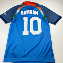 Load image into Gallery viewer, Boys ICB, India cricket polo / sports top, Armaan, armpit to armpit: 40.5cm, GUC, size 12-14,  