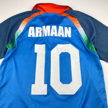 Load image into Gallery viewer, Boys ICB, India cricket polo / sports top, Armaan, armpit to armpit: 40.5cm, GUC, size 12-14,  
