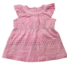 Load image into Gallery viewer, Girls Sprout, pink stretchy casual dress, FUC, size 000, L: 32cm