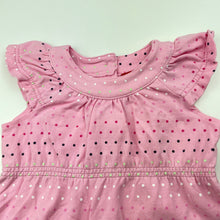 Load image into Gallery viewer, Girls Sprout, pink stretchy casual dress, FUC, size 000, L: 32cm