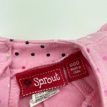 Load image into Gallery viewer, Girls Sprout, pink stretchy casual dress, FUC, size 000, L: 32cm