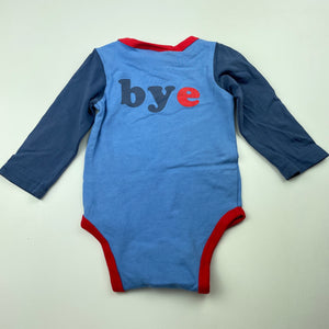 Boys Sprout, stretchy bodysuit / romper, EUC, size 000,  