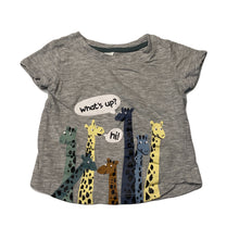 Load image into Gallery viewer, unisex Dymples, grey marle t-shirt / top, GUC, size 000,  