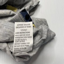 Load image into Gallery viewer, unisex Dymples, grey marle t-shirt / top, GUC, size 000,  