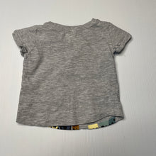 Load image into Gallery viewer, unisex Dymples, grey marle t-shirt / top, GUC, size 000,  