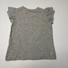 Load image into Gallery viewer, Girls H&amp;M, Rolling Stones grey marle t-shirt / top, FUC, size 0,  