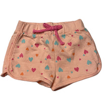 Load image into Gallery viewer, Girls Target, pink cotton shorts, elasticated, EUC, size 000,  