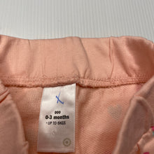 Load image into Gallery viewer, Girls Target, pink cotton shorts, elasticated, EUC, size 000,  
