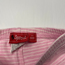 Load image into Gallery viewer, Girls Sprout, embroidered stretchy leggings / bottoms, EUC, size 000,  