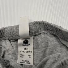 Load image into Gallery viewer, unisex Dymples, organic cotton blend pants / bottoms, elasticated, GUC, size 00,  