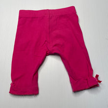 Load image into Gallery viewer, Girls Target, stretchy pink leggings, elasticated, GUC, size 000,  