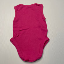 Load image into Gallery viewer, Girls Dymples, pink ribbed cotton singletsuit, EUC, size 000,  