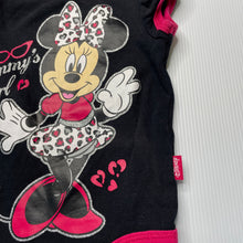 Load image into Gallery viewer, Girls Disney, Minnie Mouse cotton bodysuit / romper, EUC, size 000,  