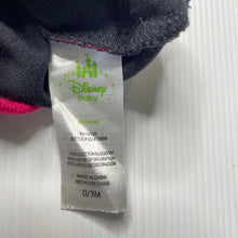 Load image into Gallery viewer, Girls Disney, Minnie Mouse cotton bodysuit / romper, EUC, size 000,  