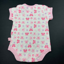 Load image into Gallery viewer, Girls Baby World, cotton bodysuit / romper, butterflies, EUC, size 0000,  