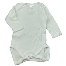Load image into Gallery viewer, unisex Bonds, white cotton bodysuit / romper, EUC, size 000,  