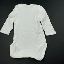 Load image into Gallery viewer, unisex Bonds, white cotton bodysuit / romper, EUC, size 000,  