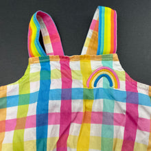 Load image into Gallery viewer, Girls Peter Alexander, colourful lightweight cotton romper, EUC, size 000,  