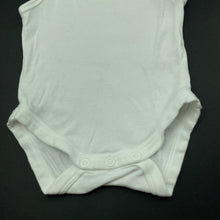 Load image into Gallery viewer, unisex Anko, white cotton singletsuit / romper, EUC, size 000,  