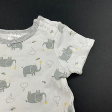 Load image into Gallery viewer, unisex Target, cotton bodysuit / romper, elephants, EUC, size 000,  