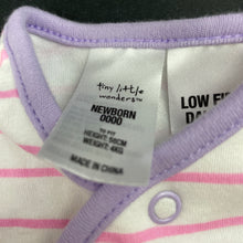 Load image into Gallery viewer, Girls Tiny Little Wonders, soft cotton romper, EUC, size 0000,  