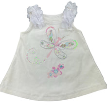 Load image into Gallery viewer, Girls Target, embroidered summer top, butterfly, EUC, size 1,  