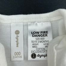 Load image into Gallery viewer, Girls Dymples, soft cotton bodysuit / romper, EUC, size 000,  