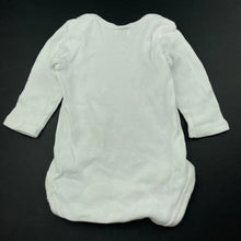 Load image into Gallery viewer, unisex Bonds, cotton bodysuit / romper, small mark back right sleeve , FUC, size 000,  