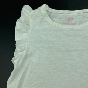 Girls H&M, organic cotton t-shirt / top, GUC, size 9-10,  