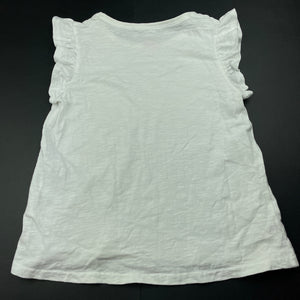 Girls H&M, organic cotton t-shirt / top, GUC, size 9-10,  