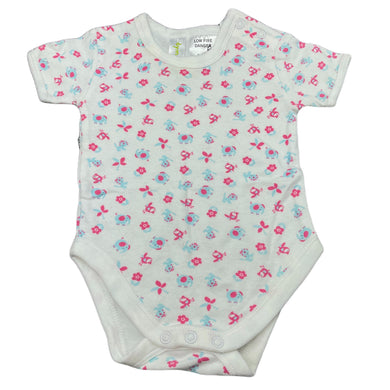 Girls Dymples, soft cotton bodysuit / romper, EUC, size 000,  