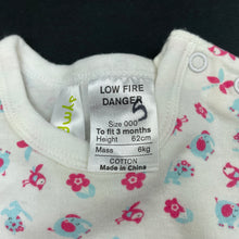 Load image into Gallery viewer, Girls Dymples, soft cotton bodysuit / romper, EUC, size 000,  