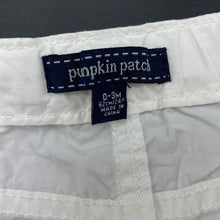 Load image into Gallery viewer, Girls Pumpkin Patch, lightweight cotton pants, adjustable, EUC, size 000,  