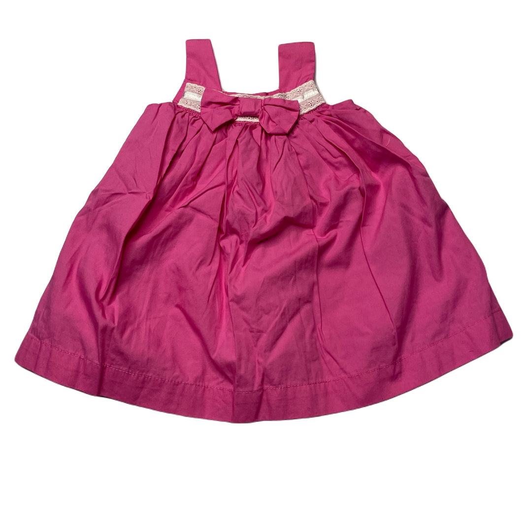 Girls Pumpkin Patch, pink cotton summer dress, EUC, size 000, L: 35cm
