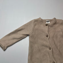 Load image into Gallery viewer, unisex Target, knitted cotton cardigan / sweater, EUC, size 0,  