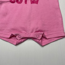 Load image into Gallery viewer, Girls Target, pink cotton romper, GUC, size 000,  