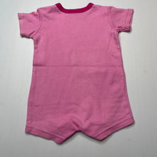 Load image into Gallery viewer, Girls Target, pink cotton romper, GUC, size 000,  
