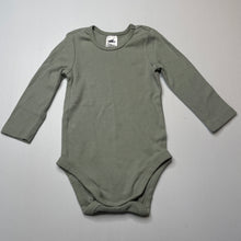 Load image into Gallery viewer, unisex Anko, green cotton bodysuit / romper, GUC, size 0,  