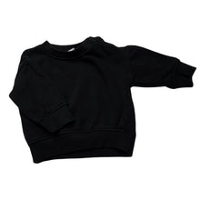 Load image into Gallery viewer, unisex black, fleece lined sweater / jumper, GUC, size 0,  