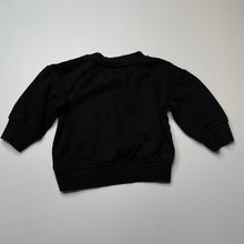Load image into Gallery viewer, unisex black, fleece lined sweater / jumper, GUC, size 0,  
