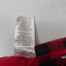 Load image into Gallery viewer, Girls Baby Essentials, red &amp; black check leggings / bottoms, EUC, size 3 months,  