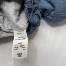 Load image into Gallery viewer, Boys Dymples, lined crinkle cotton bottoms, elasticated, GUC, size 000,  